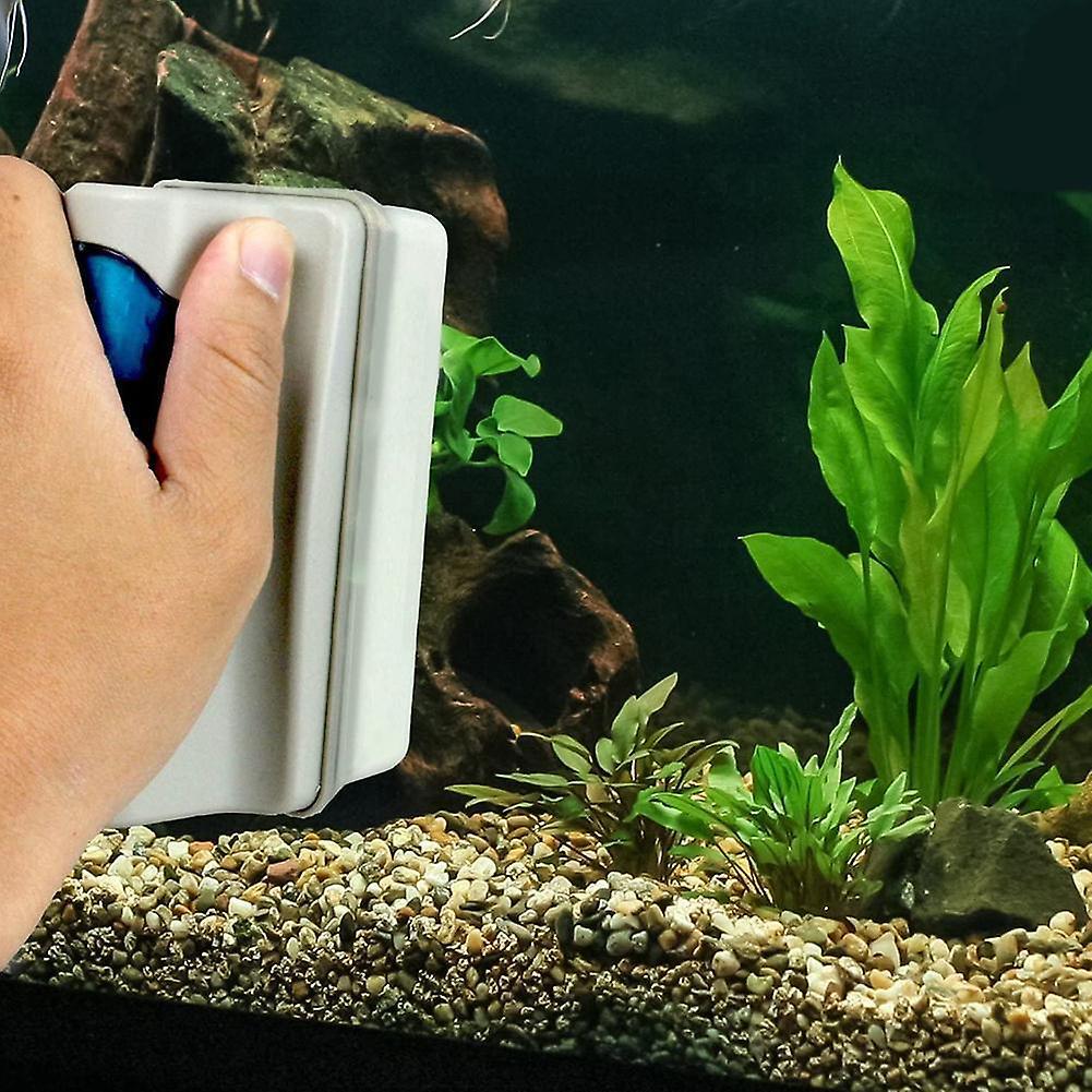 Floating Magnetic Brush Aquarium Tank Glass Algae Scraper Aquarium