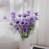 5pcs Artificial Small Daisies Lifelike Fake Daisy Flowers Faux Mini Daisies for Home Vase Decor Wedding Party Table Centerpieces