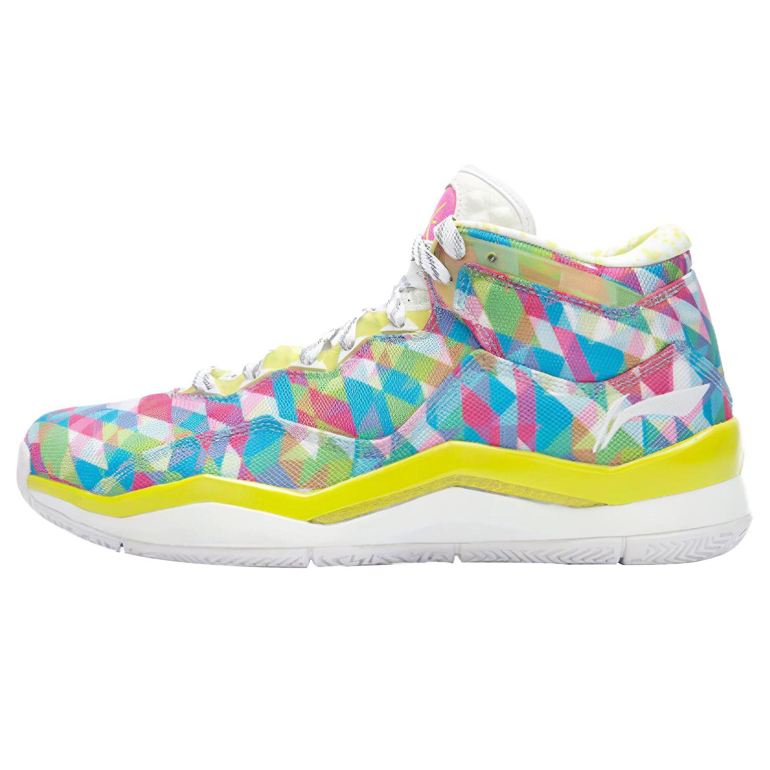 

Новые LiNing WOW 3 Way Of Wade 3 Нескользящие Легкие Баскетбольные Кроссовки со Средним Голенищем Мужские Разноцветные ABAJ013-57 44