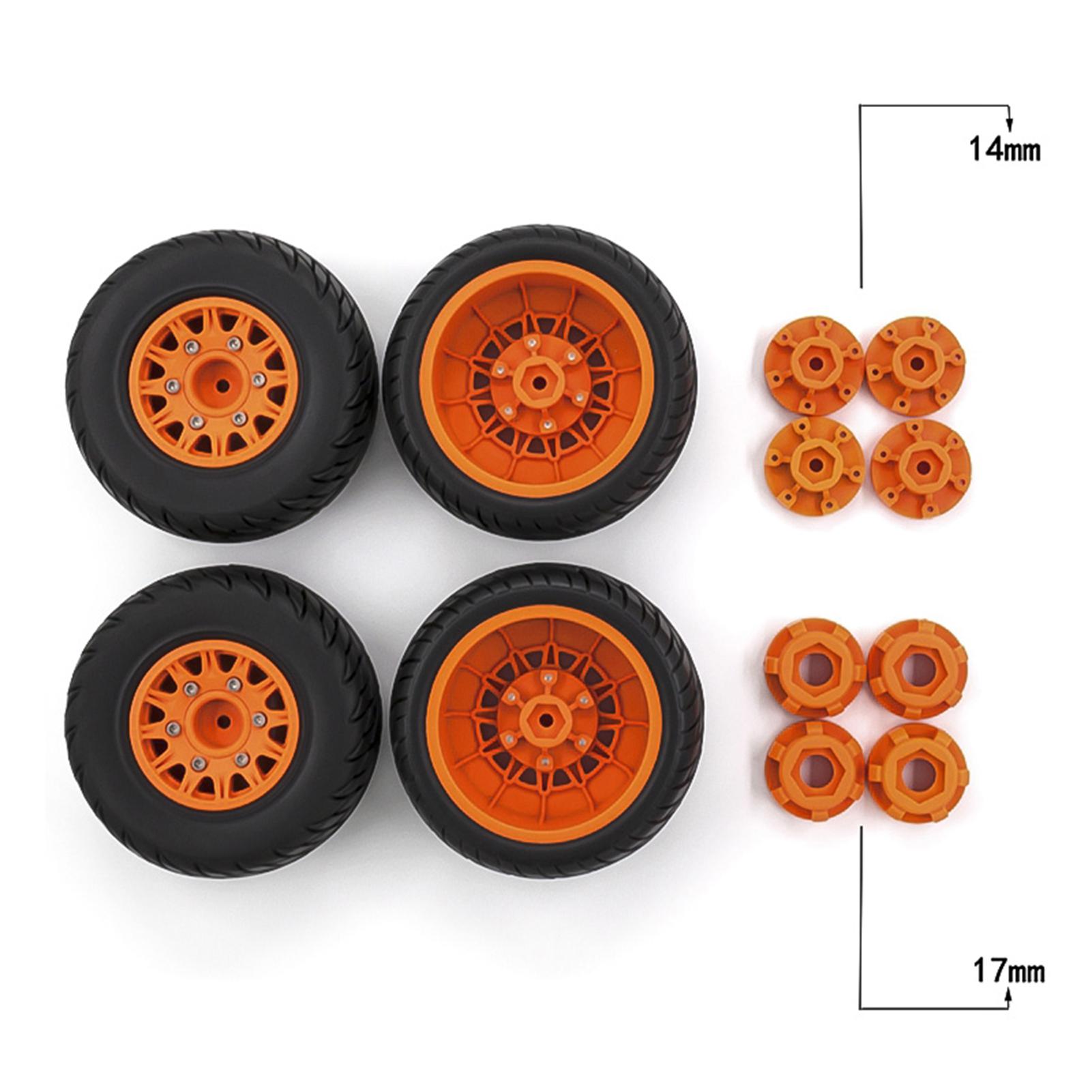 

Remote Control Car Tires 4pcs Replacements for 12MM 14MM 17MM ARRMA TRX HSP Tamiya HPI Off road Vehicle Short Truck