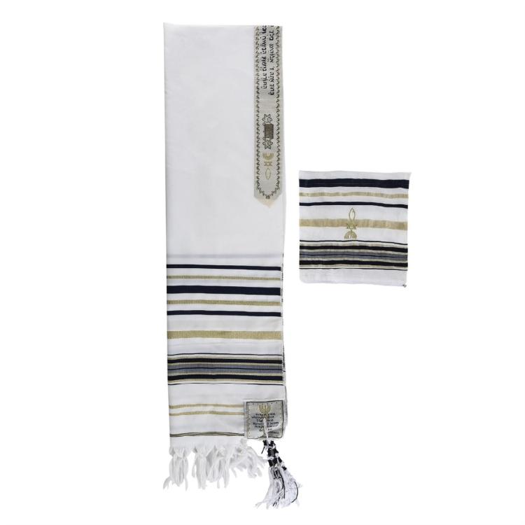 Sciarpa Tallit Leggera Per Servizi di Culto Caratteristiche Sofisticato Costume Culturale Design Unisex
