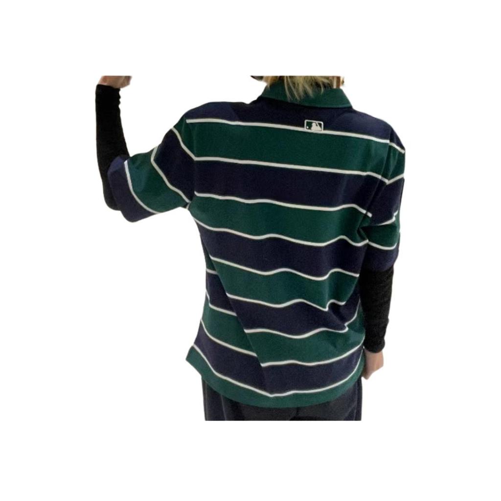 New MLB Polo Shirts Women's Green 3APQV0253-50GND