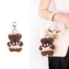New Bean Plush Strap Bear Bag Pendant Cute Squeaky Lucky Bear Premium Pendant Delicate Keychain