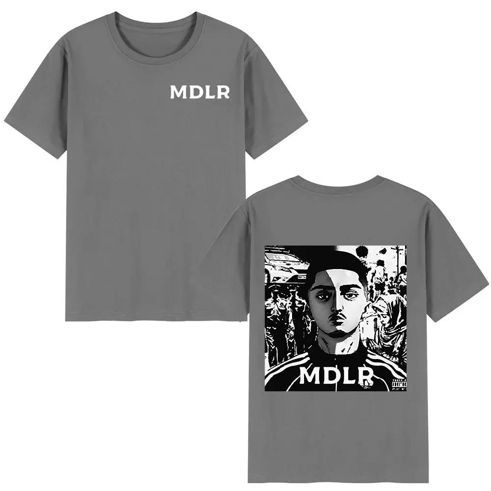 Rapper Morad MDLR Grafikdruck T-Shirt Mode Hip Hop Street Kurzarm T-Shirts 2025 Herren Damen Hohe Qualität T-Shirt