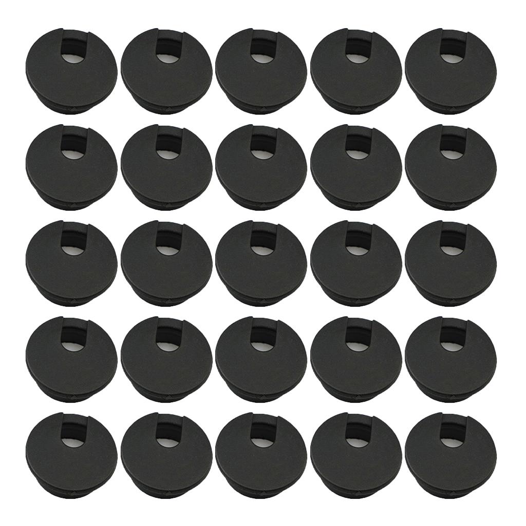 20x Computer Desk Table Grommet Cable Port Round Wire Hole Cover 35mm 1.38/'/'