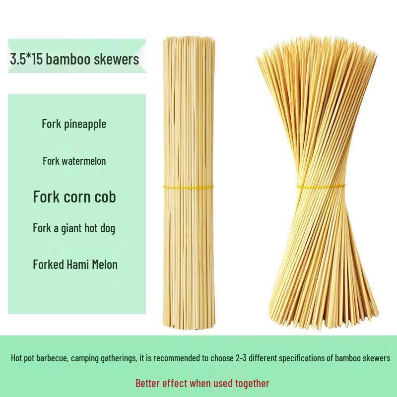 ZISIZ Disposable Bamboo Skewers