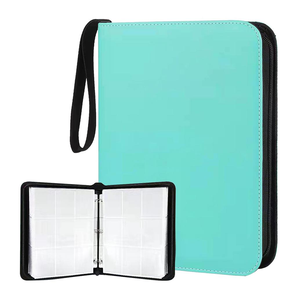 Leather Anime Trading Card Holder 4/6-Grid Game Card Collections Pack Baseball Card Storge Bag For Storage 400/900 Cards Holded