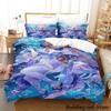 Genshin Impact Kokomi 3D Bedding Set Anime Cartoon Duvet Cover Kawaii Girls Adult Kid Bedroom Decor