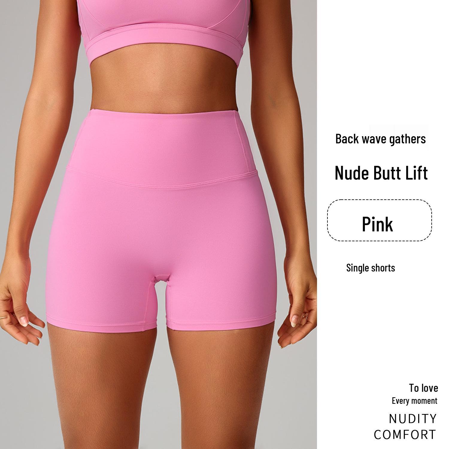 

Women s High-Waist Butt-Lift Yoga Shorts Set - Cloud-Feel for Running & Fitness S