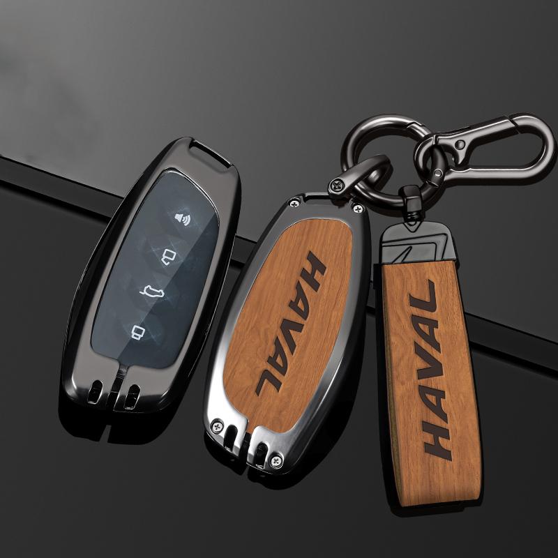 Zinc Alloy New Leather Car Key Case Cover for Great Wall Haval/Hover H1 H6 H7 H4 H9 F5 F7 H2S Car-covers Shell Auto Accessories