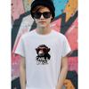 Boys Chimp In Red Sunglasses "Chill Bro" Print Crewneck Short Sleeve Tee
