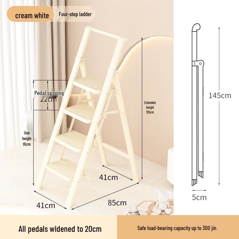 Multifunctional Telescopic Folding A-Frame Ladder – Portable, Lightweight & Indoor Use