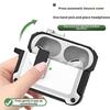 Kryt na sluchátka pro Airpods Pro 2 Shock-Proof Skin Full Cover s duálním materiálem Podpora bezdrátového nabíjení Switch Lock Ochranné pouzdro na sluchátka