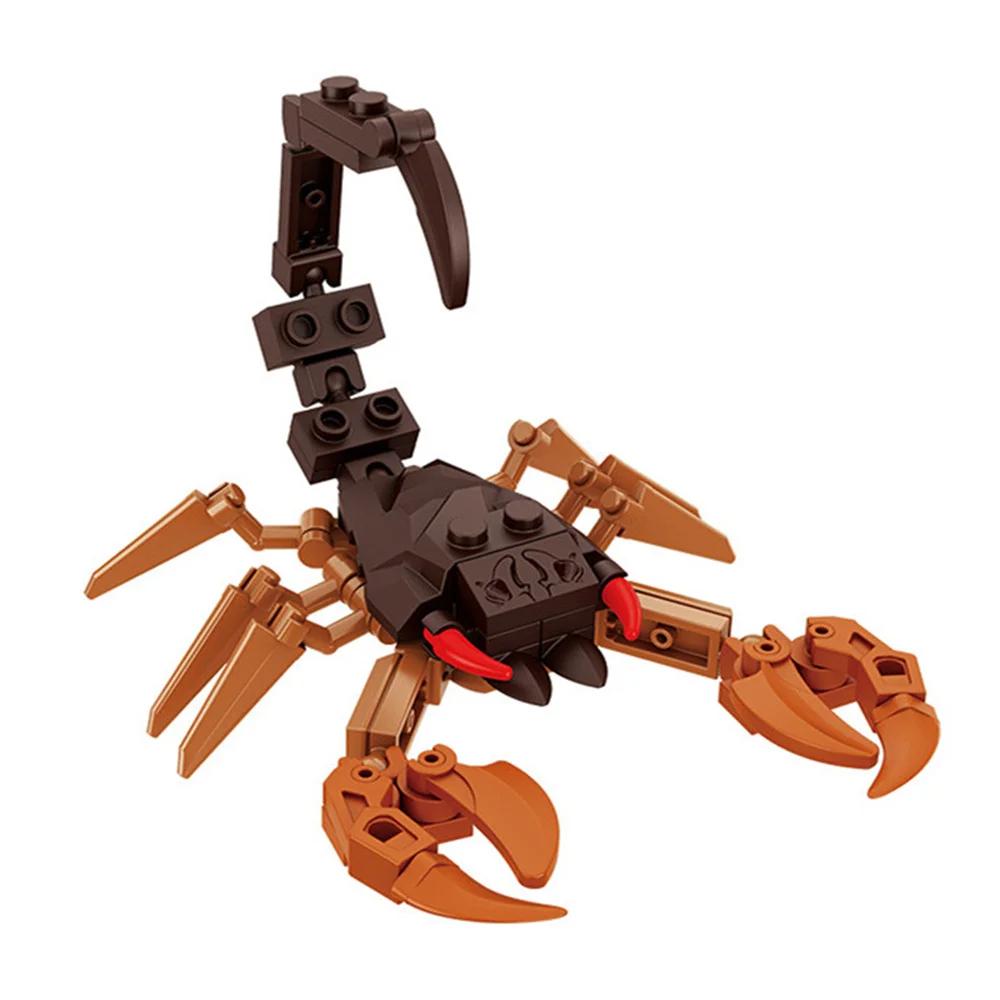 Moc Hmyz Zvíře Model Včela Mravenec Motýl Cvrček Kobylka Sada Stavební Kostky Diy Dětské Puzzle Sestavovací Hračky Chlapec Dítě Dárek