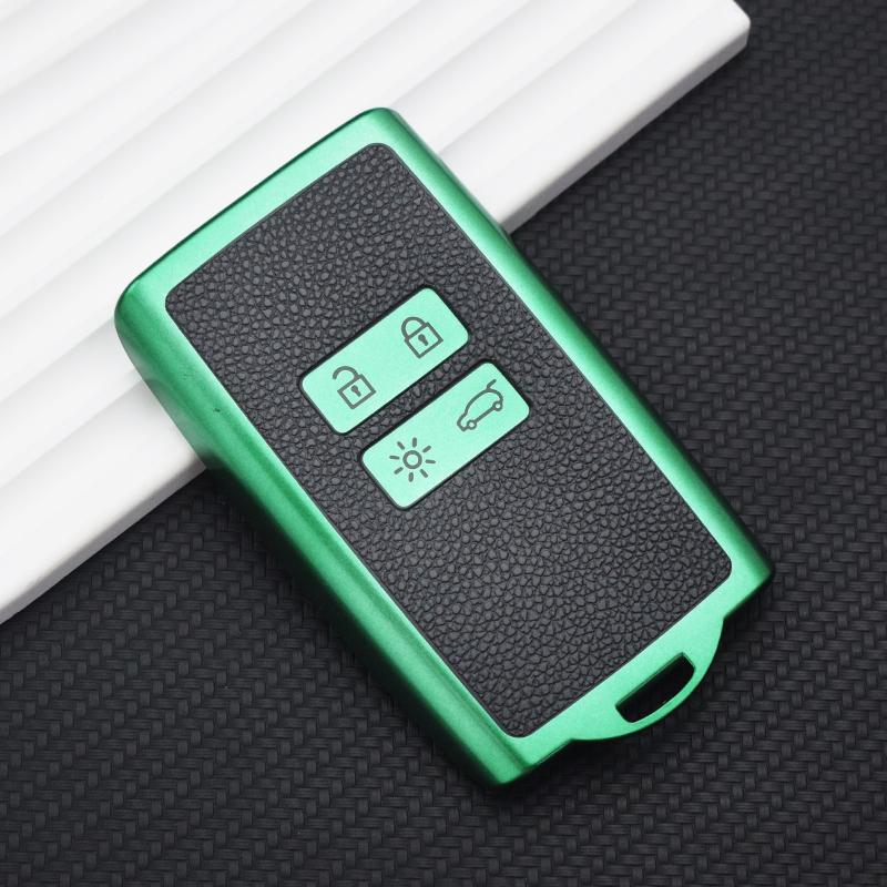 Funda de cuero de TPU para llave de control remoto de coche, carcasa Fob para Renault Koleos Kadjar Megane Clio Captur Talisman Espace Kangoo Sandero, accesorios