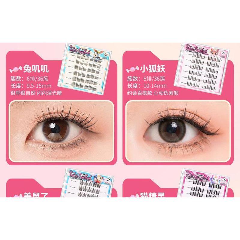 Jesireca - Glue-free Multipack False Eyelashes Cluster (Various Designs)