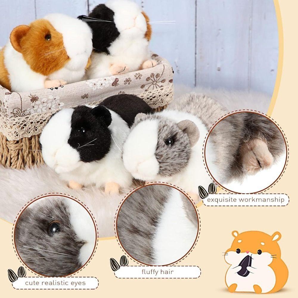Stuffed Animals Guinea Pig Stuffed Cute Dolls Hamster Doll Cartoon Plush Mouse Dolls  Kids Toys