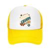 Proud Grandpa Established  Celeb Mesh Baseball Cap Casual Hat Outdoor  For Womens Unisex FeUnisex