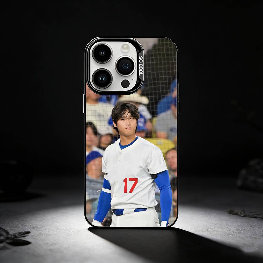Pitcher S-Shohei Ohtani Phone Case For iPhone 17,16,15,14,13,12,11 Plus,Pro Max,XS,Colored silver phone case