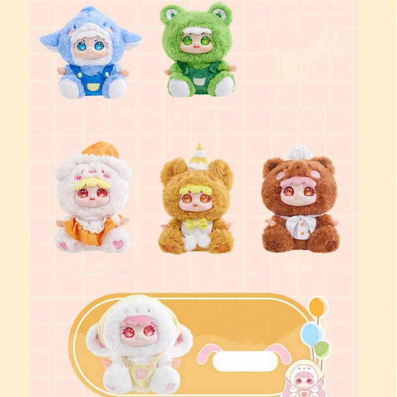 Anime Stuffed Doll Decorate 7.87inch Zoo Themed Anime Cartoon Plush Doll Hugging Pillow Periphery Stuffed Toys For Collection