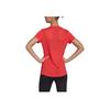 Adidas Design 2 Move Logo Graphic Fashion Simple Round Neck Short Sleeve T-Shirt Women T-Shirts Fluorescent-Red FL9224