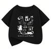 Cat Are Best Friends Design Printed T Shirts Short Sleeve Kids Childrens Tshirt Boys Girls Summer Spring Casual Top Tee Shirt