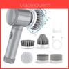 Brosse Nettoyante Électrique Sans Fil Multifonctionnelle Portative pour la Maison, Outil pour le Nettoyage de la Salle de Bain et des Carreaux