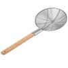 Stainless Steel Kitchen Skimmer with Wooden Handle