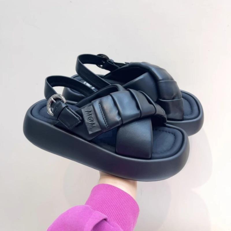 Summer new platform cross-toed Roman sandals