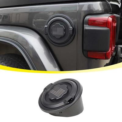 Fuel Filler Door Tank Cap Cover Decoration Fit For Jeep Wrangler JL JLU 2018 2019 2020 2021 2022 2023 Car Accessories
