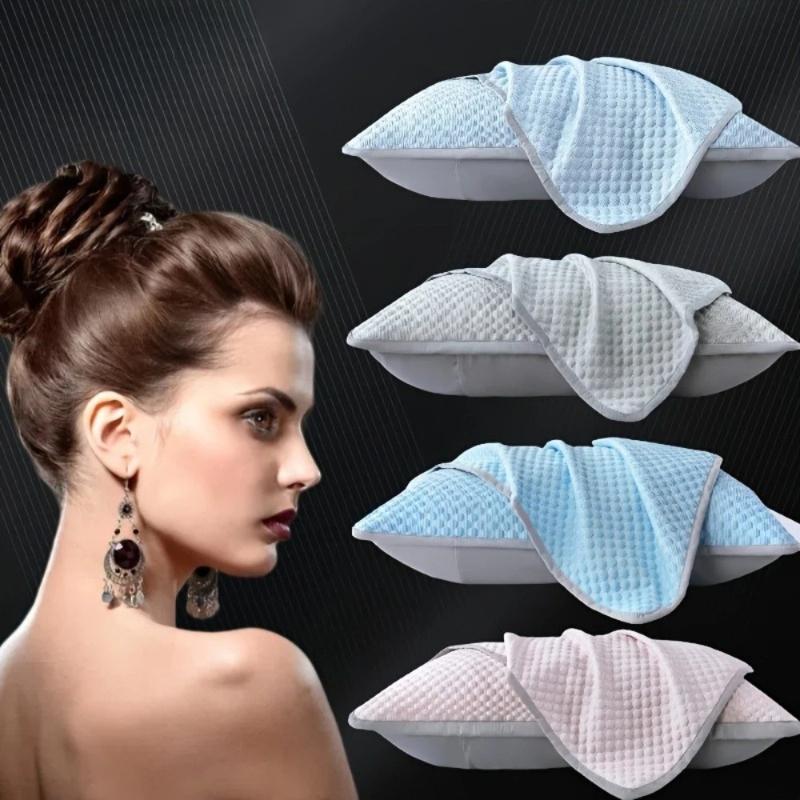 Letní povlak na polštář z ledového hedvábí Jednobarevný povlak na polštář z ledových fazolek Chladivý klimatizační set Pratelný Domácí Jednobarevný