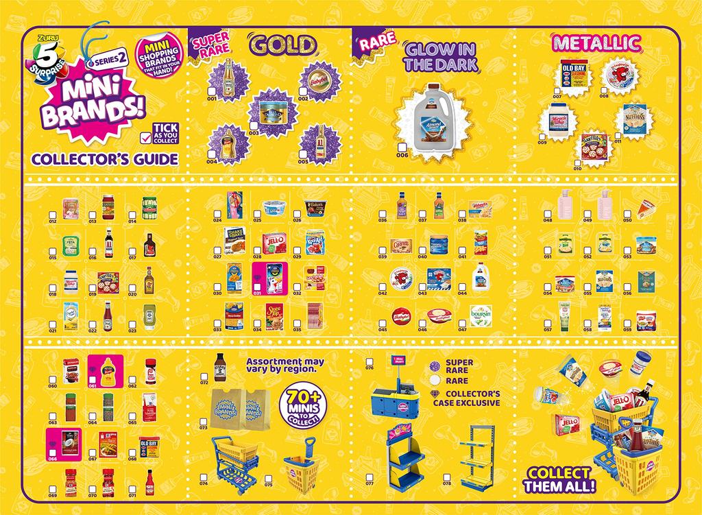 Year Round Gifts 4 You Mini Brand 5 SURPRISE ZURU Gold Series 2 Set of 2 [Used]