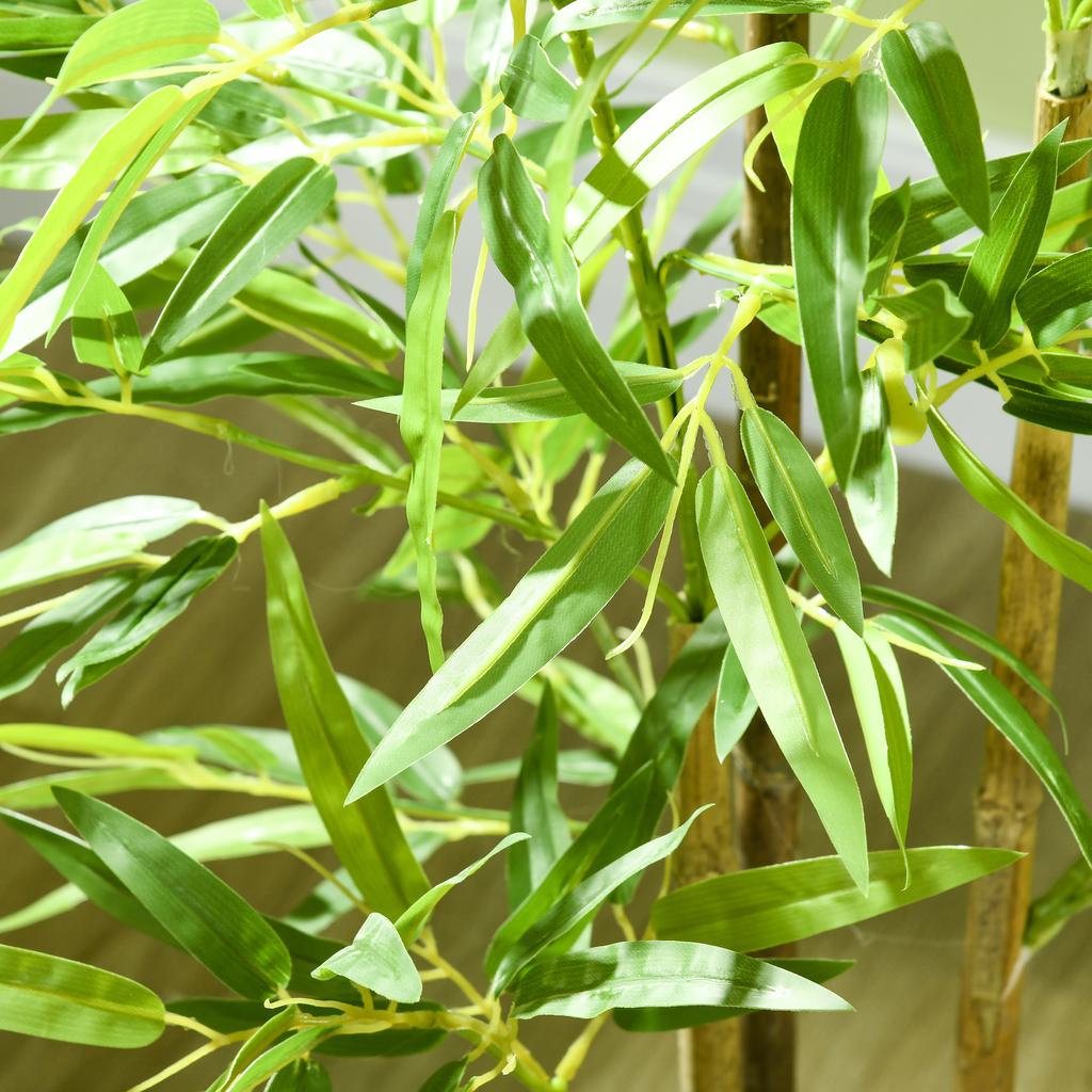 Artificial Plant Bamboo Artificial Tree Height 120 Cm With Pot For Home Indoor Decor