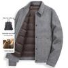FAPAI.EC Men's Winter Casual Wool Blend Overcoat