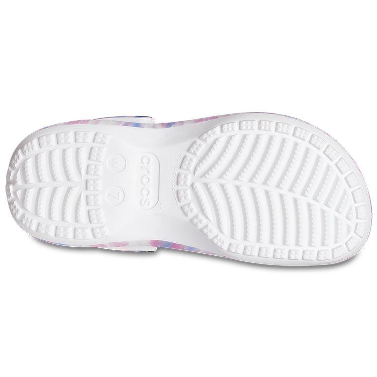 Crocs Classic Clog Tie-Dye Trendy Clogs Women Clogs White Purple 207580-94S