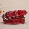 Women's Genuine Leather Fashion Belt – Versatile Casual Waistband with Pin Buckle for Jeans