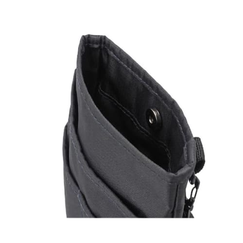 PROTOOLS. "3-Way Lightweight Tool Pouch, Shoulder Pouch, Black, 150D Polypropylene, Approx. 210 X 150mm." Mini Sacoche, 2 Types (Pocket Type/Zippered