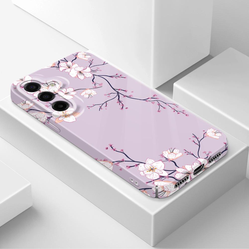 Fallen Plum Blossoms Phone Case For Samsung Galaxy A57 A37 A17 A56 A36 A26 A16 A06 A55 A35 A25 A15 A05 4G 5G Film Hard Cover