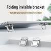 Aluminum Alloy Invisible Laptop Stand: Foldable Desktop Riser & Keyboard Tray