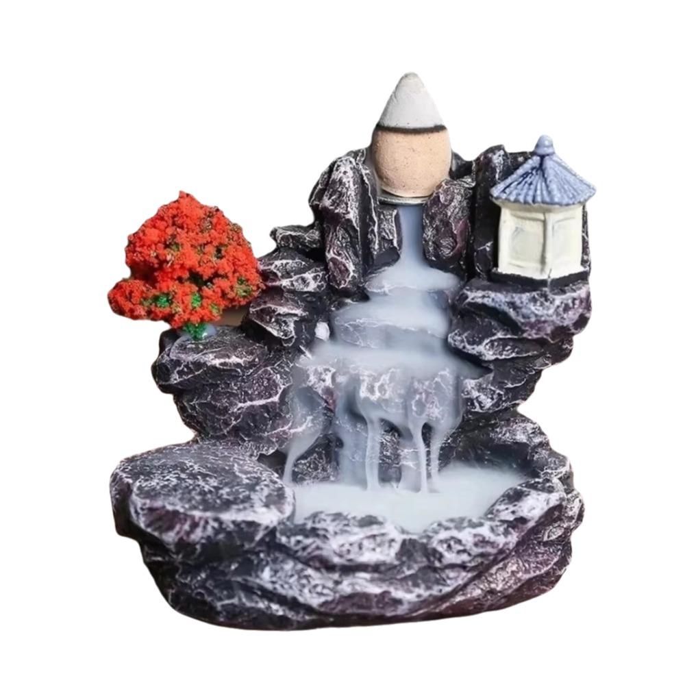 Rockery Recirculating Aromatherapy Container Aromatherapy Resin Aromatherapy Burner Droplet-shaped Incense Burner Home Use