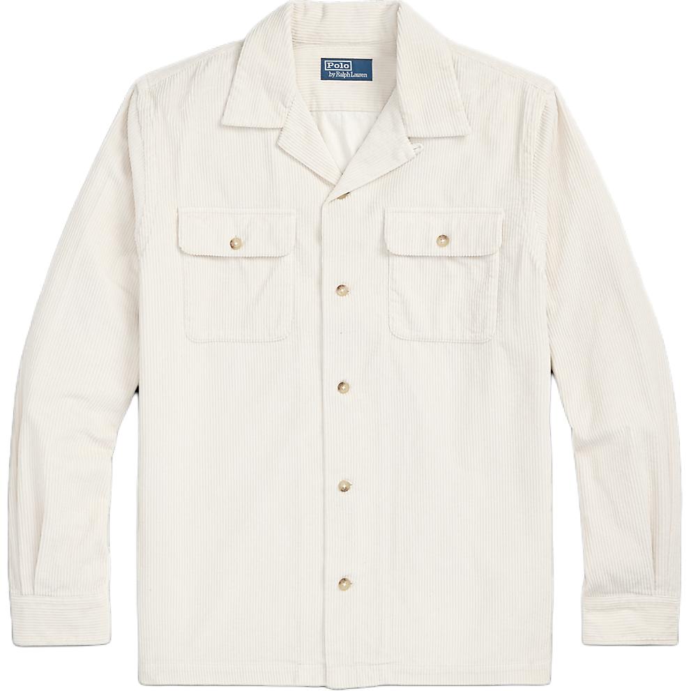 

Polo Ralph Lauren Однотонная рубашка с воротником поло на пуговицах с длинным рукавом Мужские рубашки Белый MNPOWOV16823883-101 XL