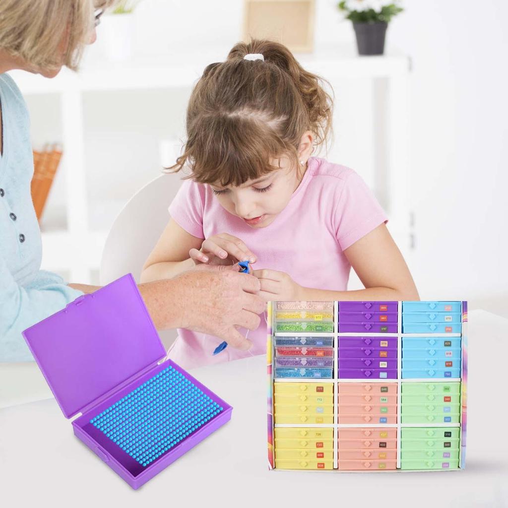 Bead Organizers And Storage Rhinestone Art Storage Containers Trays Stand Boxes Organizers Tools Accessories For Crafts Beads