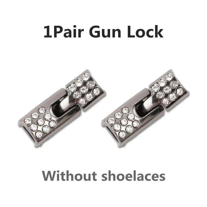 Elastic Laces Sneakers Diamond Cross Locks Shoelaces Without Ties Kids Adult 8MM Width No Tie Shoe Laces Rubber Bands Shoelace