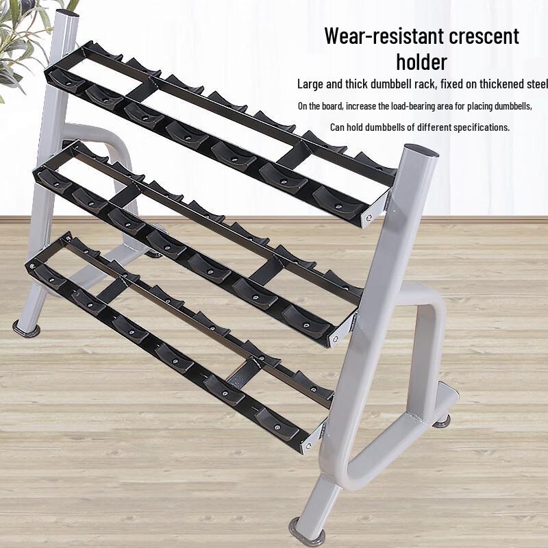 Tiemucheng Commercial Double-Layer Dumbbell Storage Rack