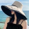 Double-Sided Sunshade Cap Foldable Sun Hat Fashion Women's Beach Hat  Outdoor