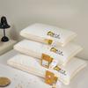 Class A Mother and Baby Pure Cotton Soy Protein Pillow Soft Neck Protection Children's Pillow Parent-child Pillow Household Pillow