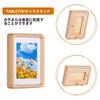 Beech Natural Wood Solid Wood Mini Picture Frame Large Photo Frame 5 Inch Compatible Mounted Easy Installation Photo Album Storage Anniversary Family