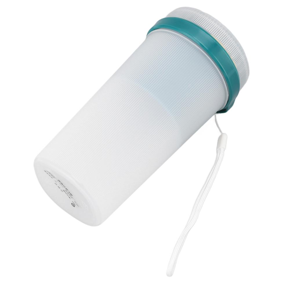 300ml USB Charging Electric Juicer Cup Security Lock Blender with 6 Leaf Knife and Waterproof Blue