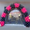 Hot Pink Balloons Arch Kit Black Rose Red Balloon Garland Wedding Bridal Shower Birthday Party Gender Reveal Decoration Globos