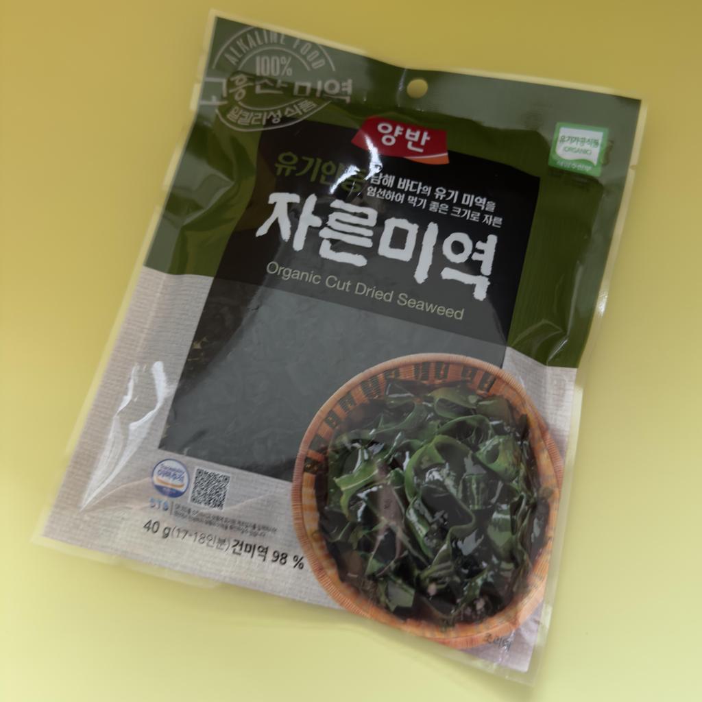Dongwon Organic Cut Dried Korean Seaweed 40g/MiyeokGuk Seaweed